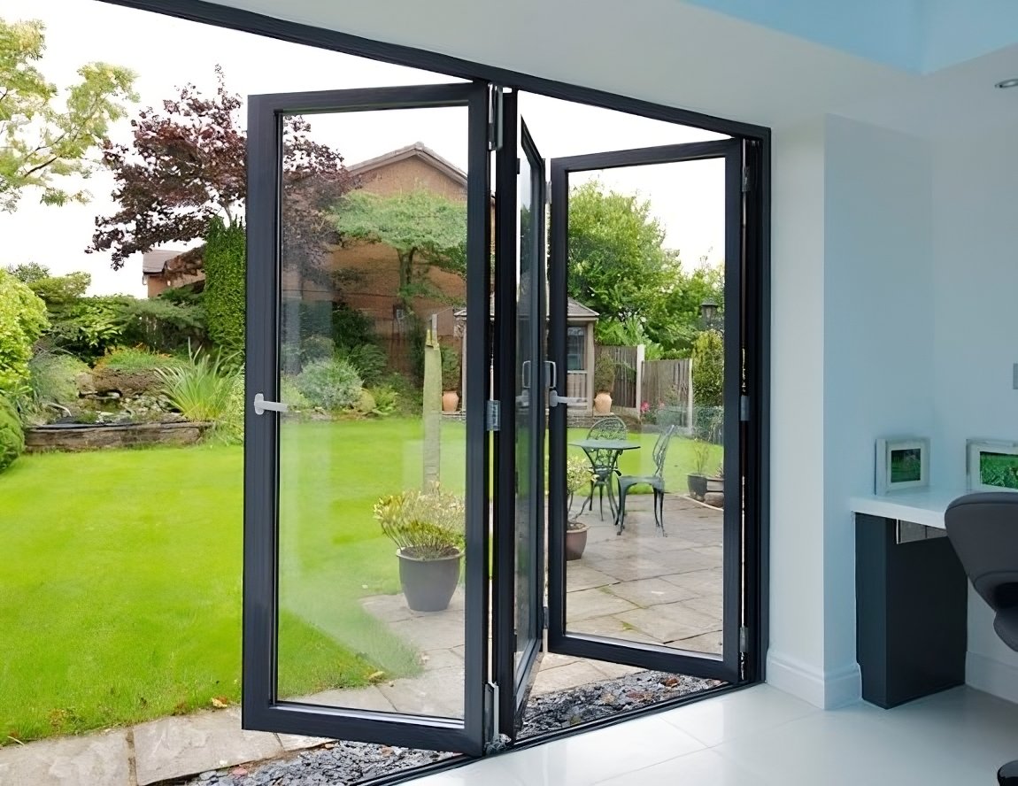 Dark Folding Doors